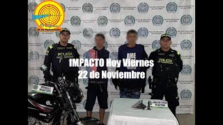 IMPACTO Hoy Viernes 22 de Noviembre [upl. by Elleinwad25]