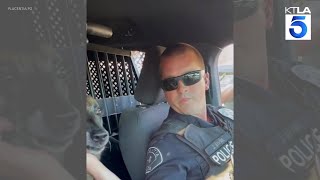 Local police department sendsoff retiring K9 cop in style [upl. by Kellina646]