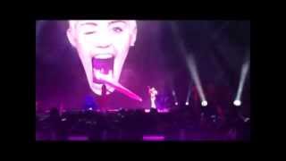 Miley Cyrus  Bangerz Tour opening [upl. by Armillia764]