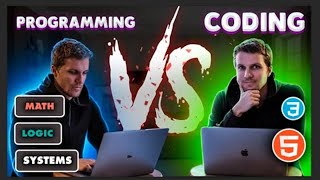 Programming vs Coding  Whats the difference [upl. by Llerrad]