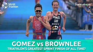 Gomez V Brownlee  An all time great sprint finish [upl. by Devon]