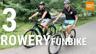 Testujemy trzy rowery elektryczne Funbike [upl. by Konrad466]