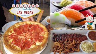 Great Places for Sushi and Pizza in Las Vegas SAKANA sushi and AMORE Taste of Chicago [upl. by Subir]