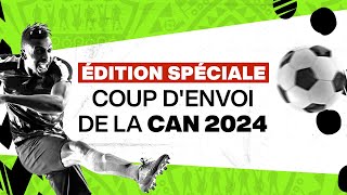 ⚽️ Coup denvoi de la CAN 2024 en Côte dIvoire Coupe dAfrique des nations de football [upl. by Nodnelg888]