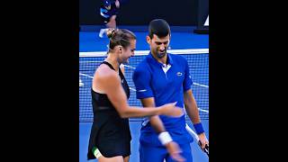 Djokovic and Sabalenka are so funny 🤣🤣 part 2  djokovic sabalenka ao2024 fy foryou 🎾 [upl. by Viki]