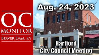 82423 Hartford City Council Meeting [upl. by Donetta]