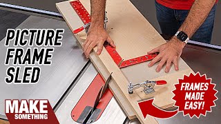 How to Make a Picture Frame Sled Perfect Miters Every Time [upl. by Ehrsam]