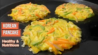 Crispy amp Healthy Veggie Pancake  instant breakfast recipes indian  healthy breakfast ideas [upl. by Lilith]