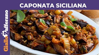 CAPONATA SICILIANA RICETTA ORIGINALE [upl. by Jen]