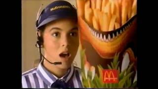 McDonalds Jurassic Park Dino Sized Commercial 1993 [upl. by Pooi]