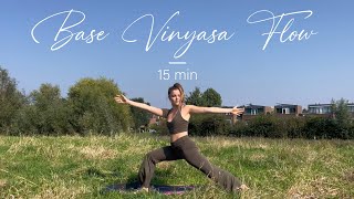 Base vinyasa flow 15 min [upl. by Berte]