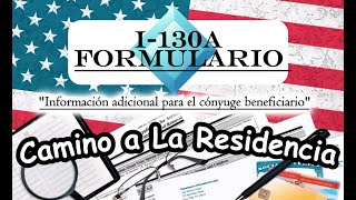 Como llenar correctamente el FORMULARIO I130A para USCIS TUTORIAL 2024 [upl. by Toscano209]