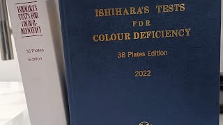 2022 Ishiharas Test For Colour Deficiency 38 Plates Edition Original Book Edition Make Japan [upl. by Salazar]