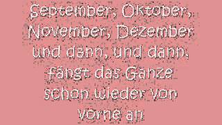 Rolfs Liederkalender  Die Jahresuhr mit Songtext [upl. by Aroled]