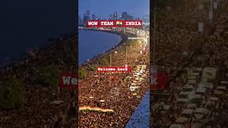 Welcome team india  team india road show worldcup rohitsharma viratkohli hardikpandya viral [upl. by Ayouqat900]