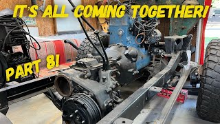 Willys Jeep 4 Speed Swap Transmission Crossmember [upl. by Divadnahtanoj]