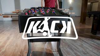 Unleash Fun Anywhere with the KICK Monarch 48quot Folding Foosball Table [upl. by Adalia]