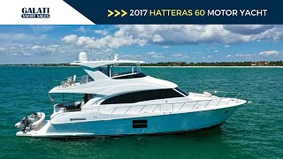 2017 Hatteras 60 Motor Yacht For Sale quotWestquot [upl. by Aicyle]