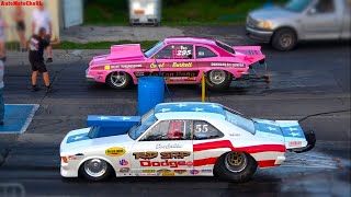 Drag Racing Midwest Nostalgia Pro Stock Cars at Great Lakes Dragway [upl. by Incrocci444]