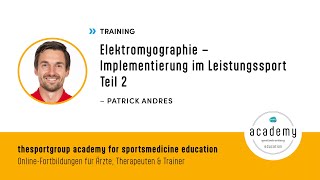 Elektromyographie – Implementierung im Leistungssport Teil 2 [upl. by Horatius633]