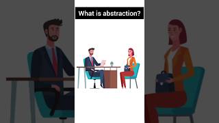 abstraction in Java abstractionjavainterview abstraction jobinterview abstractclass [upl. by Nabila]