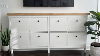 HOW TO assemble IKEA Hemnes shoe cabinet HACK [upl. by Yelserp371]