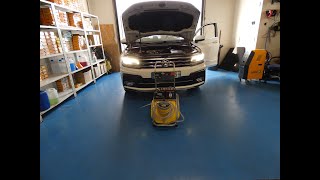 Nettoyage FAP VW Tiguan 2 0 TDI Avec Machine Fap Cleaner [upl. by Anoyek212]