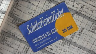 1993 Mit dem SchülerFerienTicket durch Niedersachsen [upl. by Anoed]