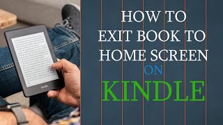 How to exit book and return to Kindle library [upl. by Sorvats]