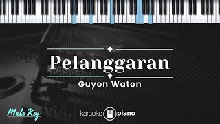 Pelanggaran  Guyonwaton KARAOKE PIANO  MALE KEY [upl. by Nawek]