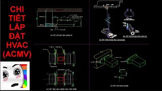 Chi tiết lắp đặt hệ thống HVACACMV Typical HVACACMV installation details [upl. by Notneiuq]