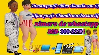 koman pou fe video tikomik sou telefone ou 《 kijan pou fe tikomik mache normal》MEN KÒMAN POUR TIKTOK [upl. by Ilamad156]