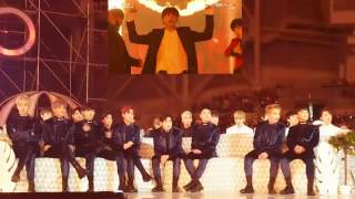 161119 EXO엑소 reaction to BTS방탄소년단  Blood Sweat amp Tears  FIRE MMA [upl. by Appolonia447]