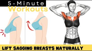 How To LIFT SAGGING BREASTS ✔ Do These Awesome 10 BREASTS EXERCISES for 1 Week [upl. by Olive]