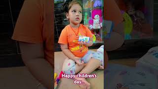 Childrens day gifts🎁🎁unboxing😍 happychildrensday2024 childrendayspecial aapkipranvi shortvideo [upl. by Austreng46]