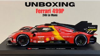 Unboxing The Bburago 118 Ferrari 499P scale model [upl. by Ruffo333]