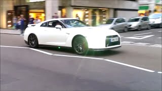 Supercars in London  Insanely Loud Armytrix Nissan GTR Launch [upl. by Aaberg17]