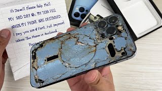 How i Restore Destroyed iPhone 13 Pro Max Cracked Phone Restoration [upl. by Karena]