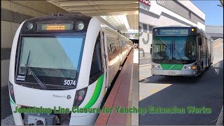 Joondalup Line Joondalup  Butler Closure 8th  10th Dec 2023 incl Yanchep Extension Update [upl. by Esahc]