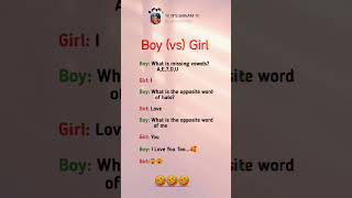 Boy vs Girl quotes trending shorts ytshorts faketweet videos viral  love bts foryou [upl. by Nohtan]