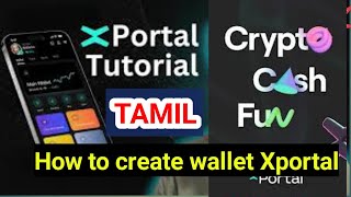 How to create x portal wallet tamil Xportal wallet creat tamil [upl. by Addis]