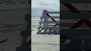 Cherry Grove Beach SC high tide Dust in the Wind song music [upl. by Eylloh415]