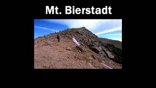 Mt Bierstadt a hike in August hikingroute mountains colorado [upl. by Mor543]