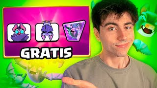 CÓMO OBTENER GRATIS EVOLUCIÓN DE BATS Y EMOTES EN CLASH ROYALE [upl. by Navlys]