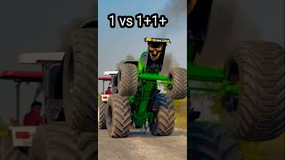 🤔1 vs 2 tochan King 👑John Deere vs do tractor shorts youtubeshorts funny [upl. by Alokin]