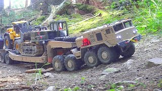 STRONG RC 8X8 MAMMOTH BC8 HEAVY TRANSPORTATION FROM BIG VEHICLES RC CROSS VEHICLES WORK EXTREME [upl. by Einneg]