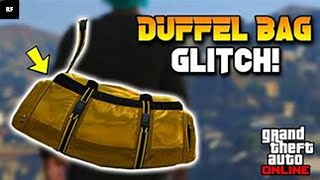 NEW How To Get The Yellow Duffel Bag Glitch In Gta 5 Online 165 [upl. by Leseil]