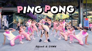 KPOP IN PUBLIC CHALLENGE HyunAampDAWN  PING PONG Dance Cover by DAZZLING from Taiwan [upl. by Ajile]