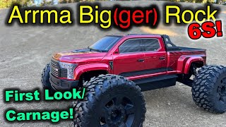 Arrma 17 Big Rock Crew Cab 6S  First Look and Drive [upl. by Ahsan227]