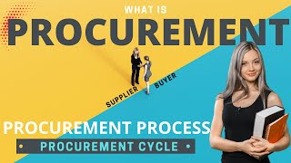 What is Procurement   Procurement Process  The Procurement Cycle [upl. by Mccormick]